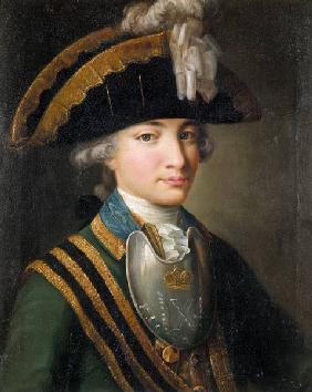 Porträt von Baron Alexander Sergeewitsch Stroganow (1771-1815) 1787