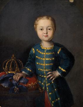 Porträt des Kaisers von Russland Iwan VI. Antonowitsch (1740-1764)