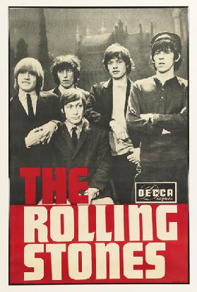 The Rolling Stones. Plakat für das Olympia, Paris 1965