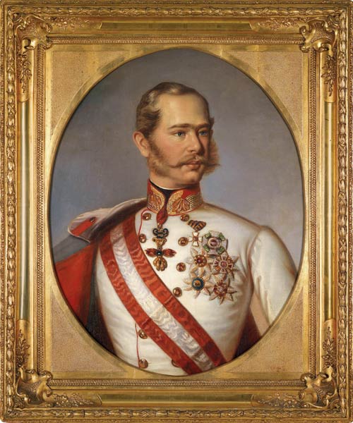 Porträt von Kaiser Franz Joseph I. von Österreich von Unbekannter Künstler