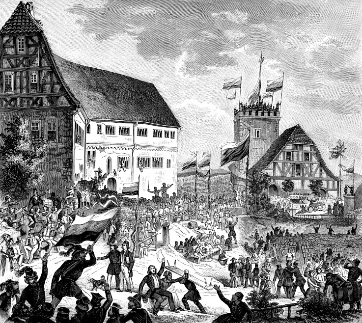 Wartburgfest am 12. Juni 1848 von Unbekannter Künstler