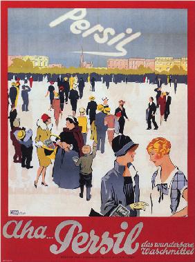Werbeplakat Persil 1927
