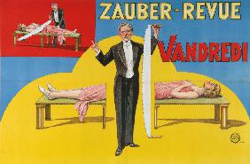 Zauber-Revue Vandredi (Plakat) 1923