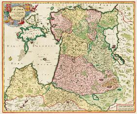Die Ostsee (Aus: "Ducatuum Livoniae et Curlandiae Nova Tabula") 1705