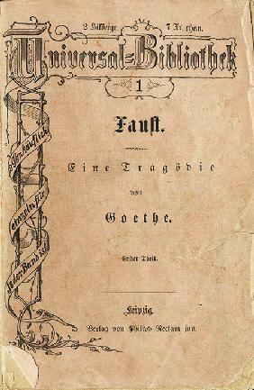 Goethes "Faust I", der erste Band der Reclams Universal-Bibliothek, erschien am 10. November 1867 1867