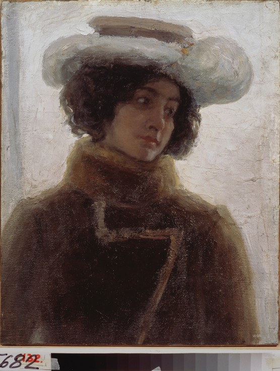 Bildnis der Fürstin Wolkonskaja von Valentin Alexandrowitsch Serow