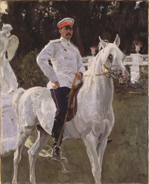 Bildnis Felix Graf Sumarokow-Elston, Fürst Jussupow (1856-1928) von Valentin Alexandrowitsch Serow