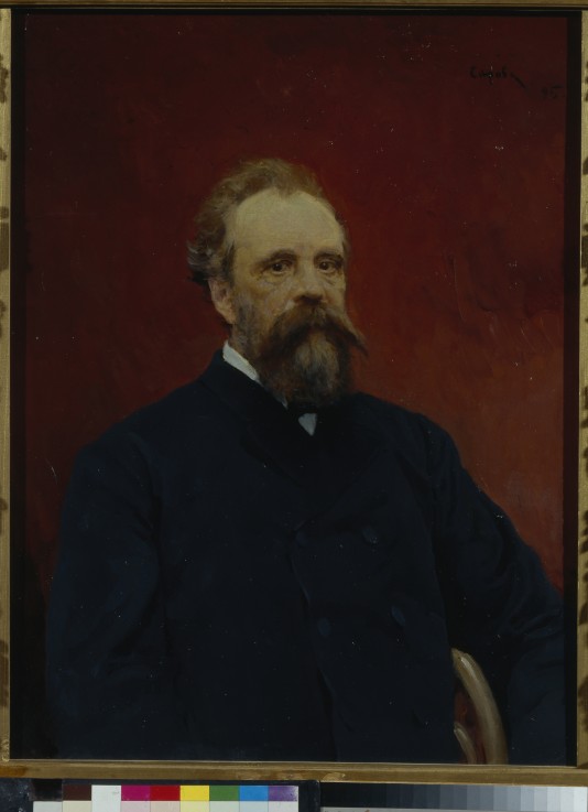 Porträt von Sergei Michailowitsch Tretjakow (1834-1892) von Valentin Alexandrowitsch Serow