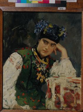 Porträt von Sofia Dragomirow 1889