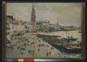 Schiavoni-Kai in Venedig 1887