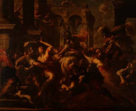 Rape of the Sabines von Valerio Castello
