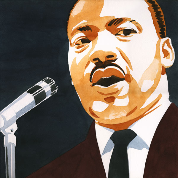 Martin Luther King von Pavel van Golod