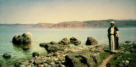 At the Sea of Galilee von Vasilij Dimitrijewitsch Polenov
