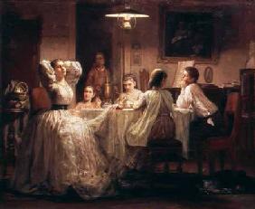 Sewing of the Dowry 1866