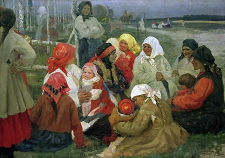 Peasant Women von Vassa Epifanova