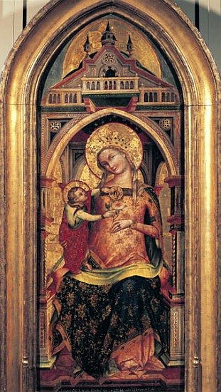 The Virgin and Child von Veneziano Lorenzo