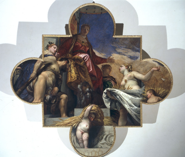 Veronese / Hercules & Ceres bef.Venice von Veronese, Paolo (eigentl. Paolo Caliari)