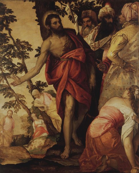 Veronese / Sermon of St.John / c.1570 von Veronese, Paolo (eigentl. Paolo Caliari)