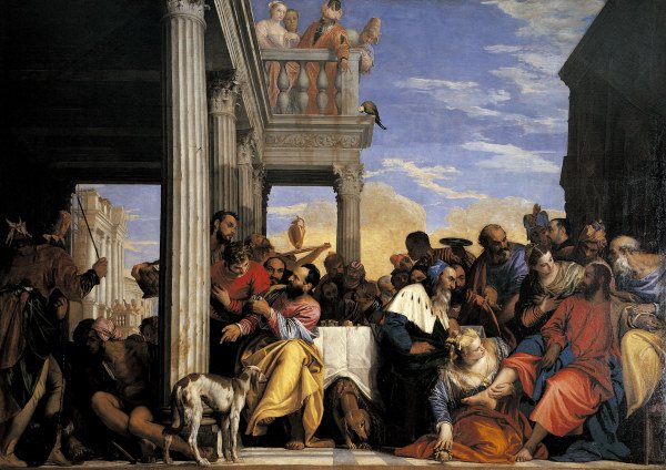 Veronese / Banquet at the House of Simon von Veronese, Paolo (eigentl. Paolo Caliari)