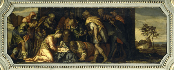 The Nativity / Veronese / 1558 von Veronese, Paolo (eigentl. Paolo Caliari)