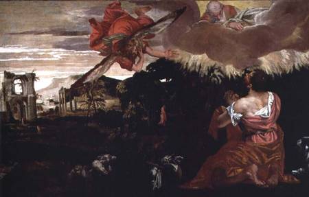 Moses and the Burning Bush von Veronese, Paolo (eigentl. Paolo Caliari)