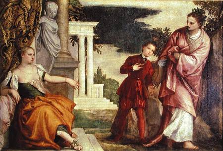 A Young Man Between Virtue and Vice von Veronese, Paolo (eigentl. Paolo Caliari)
