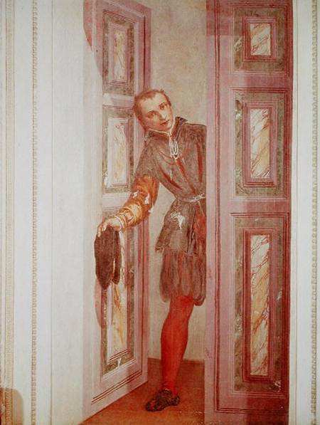 A Servant at the Door von Veronese, Paolo (eigentl. Paolo Caliari)