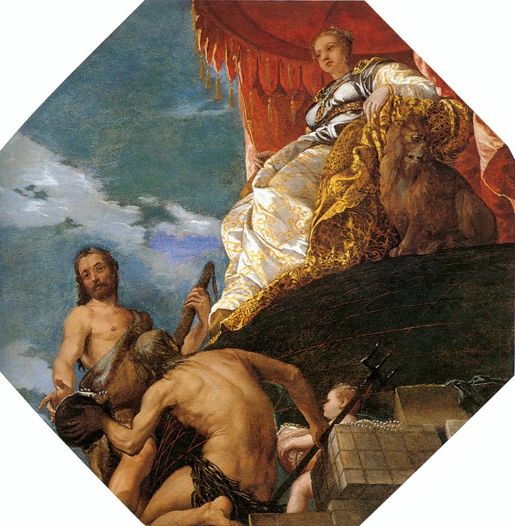 Venus mit Herkules und Neptun von Veronese, Paolo (eigentl. Paolo Caliari)