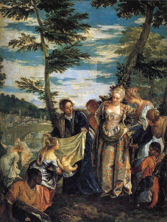 Die Auffindung des Mosesknaben von Veronese, Paolo (eigentl. Paolo Caliari)