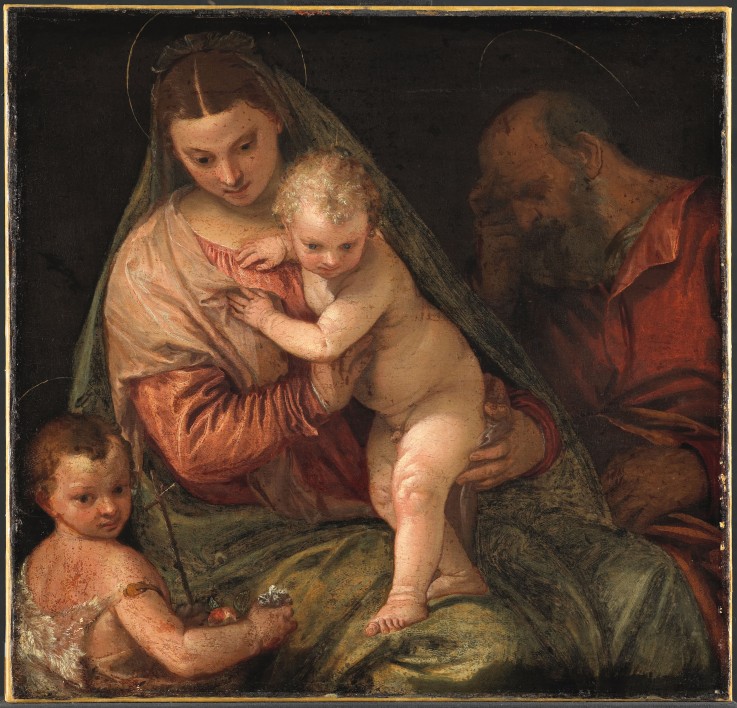 Die Heilige Familie mit dem Johannesknaben von Veronese, Paolo (eigentl. Paolo Caliari)