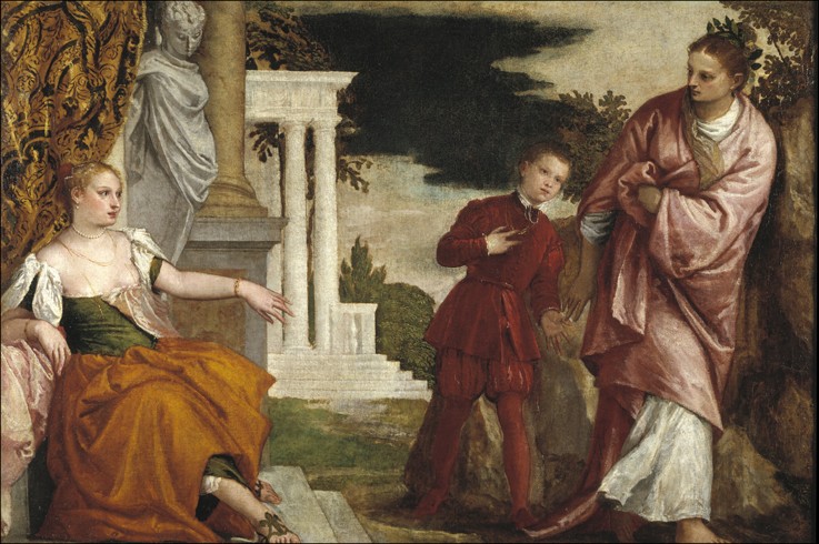 Der Jüngling zwischen Tugend und Laster von Veronese, Paolo (eigentl. Paolo Caliari)