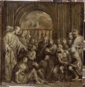 Die Auferweckung des Lazarus 1584