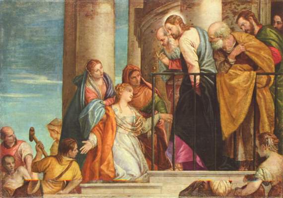Die Heilung des Blutfüßigen von Veronese, Paolo (eigentl. Paolo Caliari)
