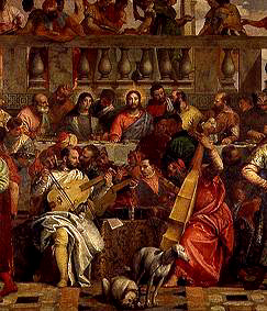 Die Hochzeit zu Kanaa. Detail: Gruppe von Musikanten von Veronese, Paolo (eigentl. Paolo Caliari)