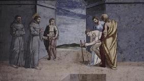 Der Heilige Franziskus heilt einen Lahmen 1650