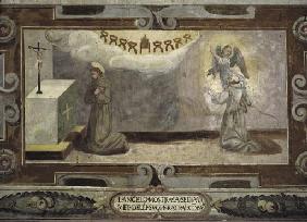 Die Vision des Heiligen Franziskus von den himmlischen Stuehlen fuer ihn und seine Mitbrueder 1650