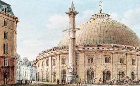 View of the Grain Market and the Astronomical Column, Paris, 18th-19th century