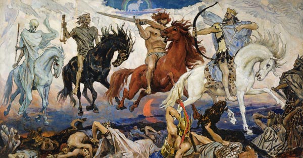 The Four Horsemen of the Apocalypse von Victor Mikhailovich Vasnetsov