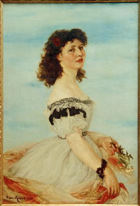 Bildnis der Berta von Radowitz als junges Mädchen 1863
