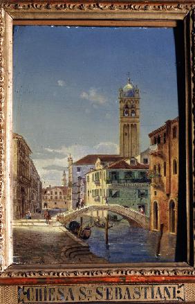 Ansichten von Venedig. Die Kirche San Sebastiano