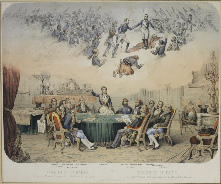 Der Pariser Kongress 1856 von Victor Vincent Adam
