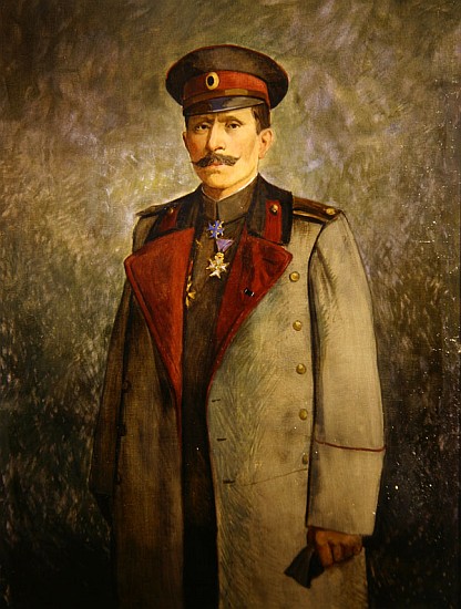 General Jekon, Chief of Staff of the Bulgarian Army, c.1916 von Vienna Nedomansky Studio