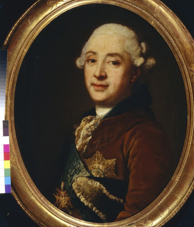 Porträt von Vize-Kanzler Fürst Alexander Michajlowitsch Golizyn (1723-1807) von Vigilius Erichsen