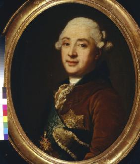 Porträt von Vize-Kanzler Fürst Alexander Michajlowitsch Golizyn (1723-1807) 1764