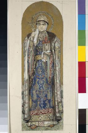 Heilige Olga, Großfürstin von Kiev (Entwurf für die Fresken in der Wladimirkathedrale in Kiew)