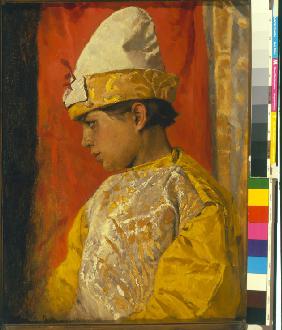 Im Skomoroch-Kostüm 1882