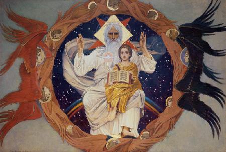Die heilige Dreifaltigkeit (Otetschestwo) 1907