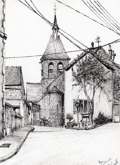Church in Laignes France 2007