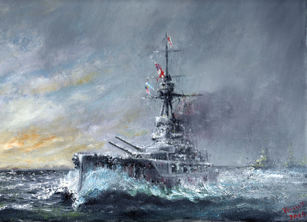 Equal-Speed-Charlie-London, HMS Iron Duke signals at Jutland 1916 von Vincent Alexander Booth