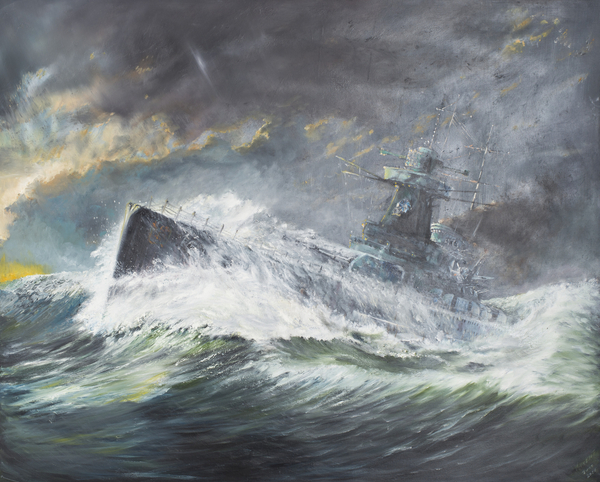 Graf Spee enters the Indian Ocean 3rd November 1939 von Vincent Alexander Booth